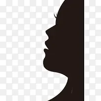 素描女人侧脸
