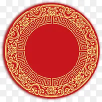 红色圆盘光盘