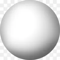 白色透光圆柱圆球