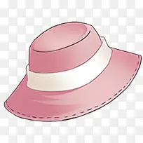 粉色可爱漫画帽子