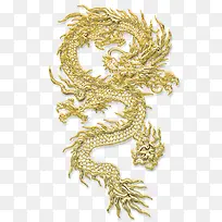 金色高清中国风龙纹