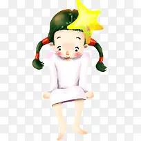 童梦可爱小辫星星