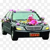 紫色玫瑰婚车婚礼
