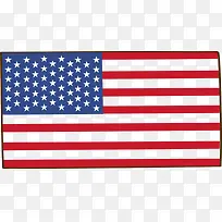 卡通美国国旗
