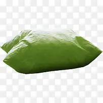 绿色枕头