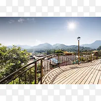 欧式建筑别墅风景