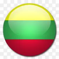 立陶宛国旗国圆形世界旗