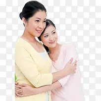温情温馨母女人物