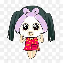 小女孩补水图片素材