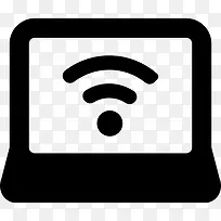 笔记本WiFi标志图标