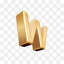 3D字母W