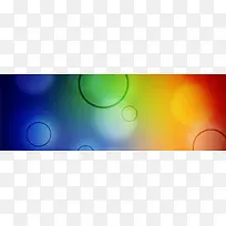 互联网炫彩背景banner设计