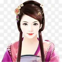 长发古装美女