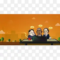 创意人物进化动漫