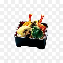 产品实物天妇罗饭