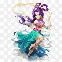 立绘卡通美女