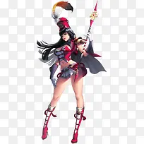 卡通权杖美女