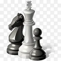国际象棋骑士图标设计