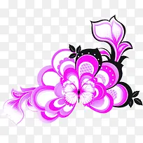 手绘婚礼花朵请柬