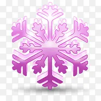 snowflake紫色雪花