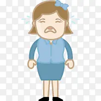 流眼泪的妇女