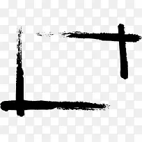 墨迹边框png素材
