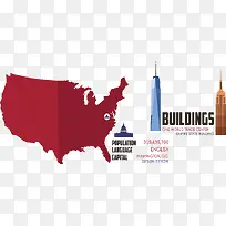 美国地貌和建筑