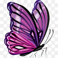 紫色蝴蝶艺术创意