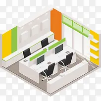 矢量办公室设计