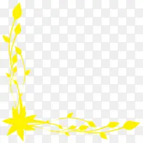 欧式金色树叶设计花纹