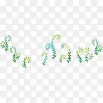 蓝色绚丽植物花草