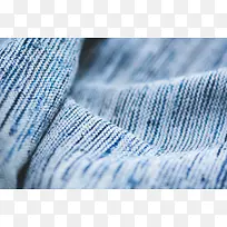 蓝色布纹编织古典