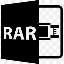 rar文件格式符号图标