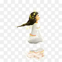 手绘美丽惊艳仙子