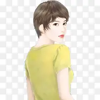 短发 现代 女