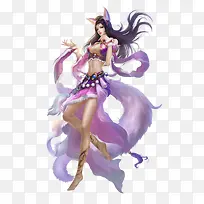 手绘古风娇媚女子