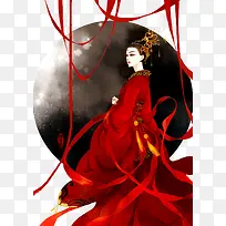 古代手绘美女