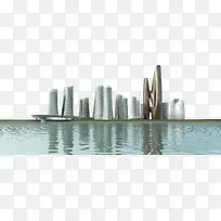 高清创意繁华都市海报合成