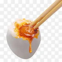 出油烤鸭蛋