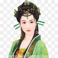 立绘美女手绘古风