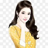 立绘手绘美女