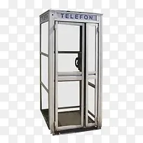 国外的玻璃门电话亭