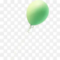 气球绿色气球