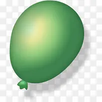 卡通绿色气球