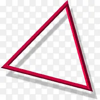 立体三角png素材