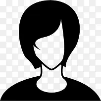人的面部特写图标