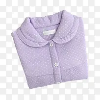 紫色格子花纹睡衣