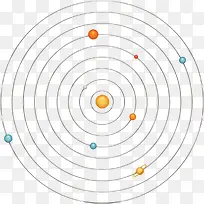 九大行星图标设计