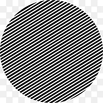 黑白条纹圆形
