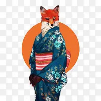 女狐人日本女装束